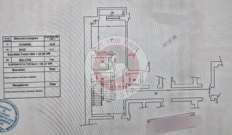 Parcul Verdi | Garsoniera | 25mp | B12136